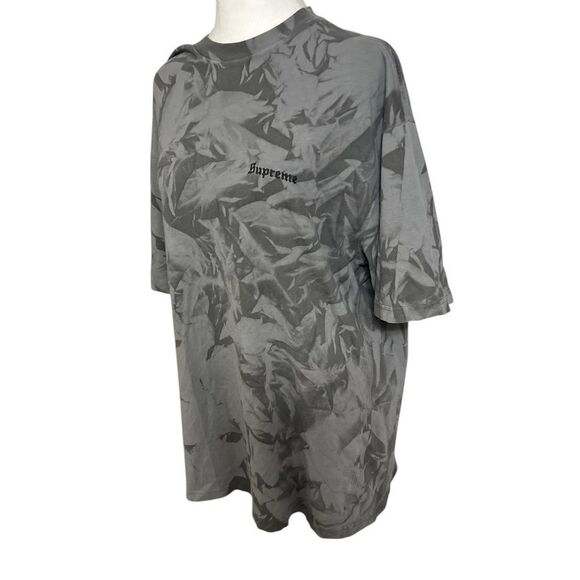 Supreme Gray camouflage embroidered Men's Shirt large - Picture 2 of 10